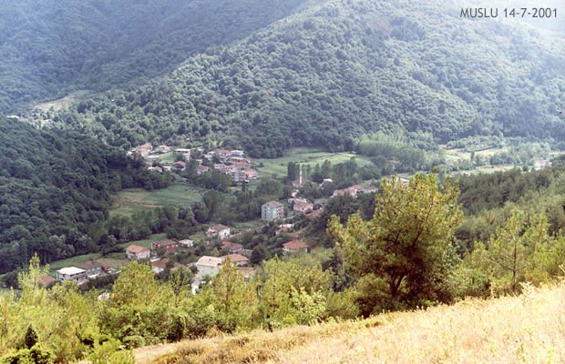 View to MUSLU Village (from Tepeky Hill) 14-7-2001