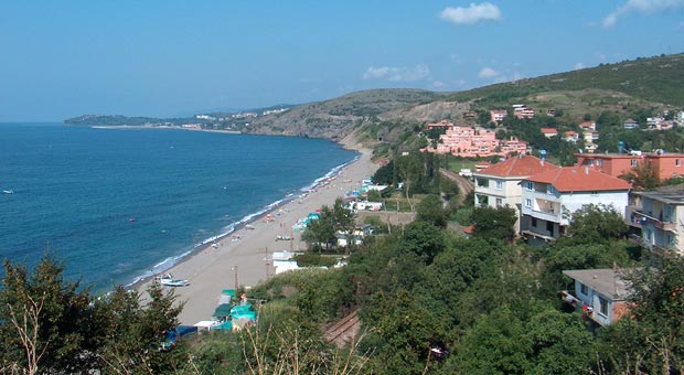 Türkali Village & Beach (& far view to Filyos) July 2005